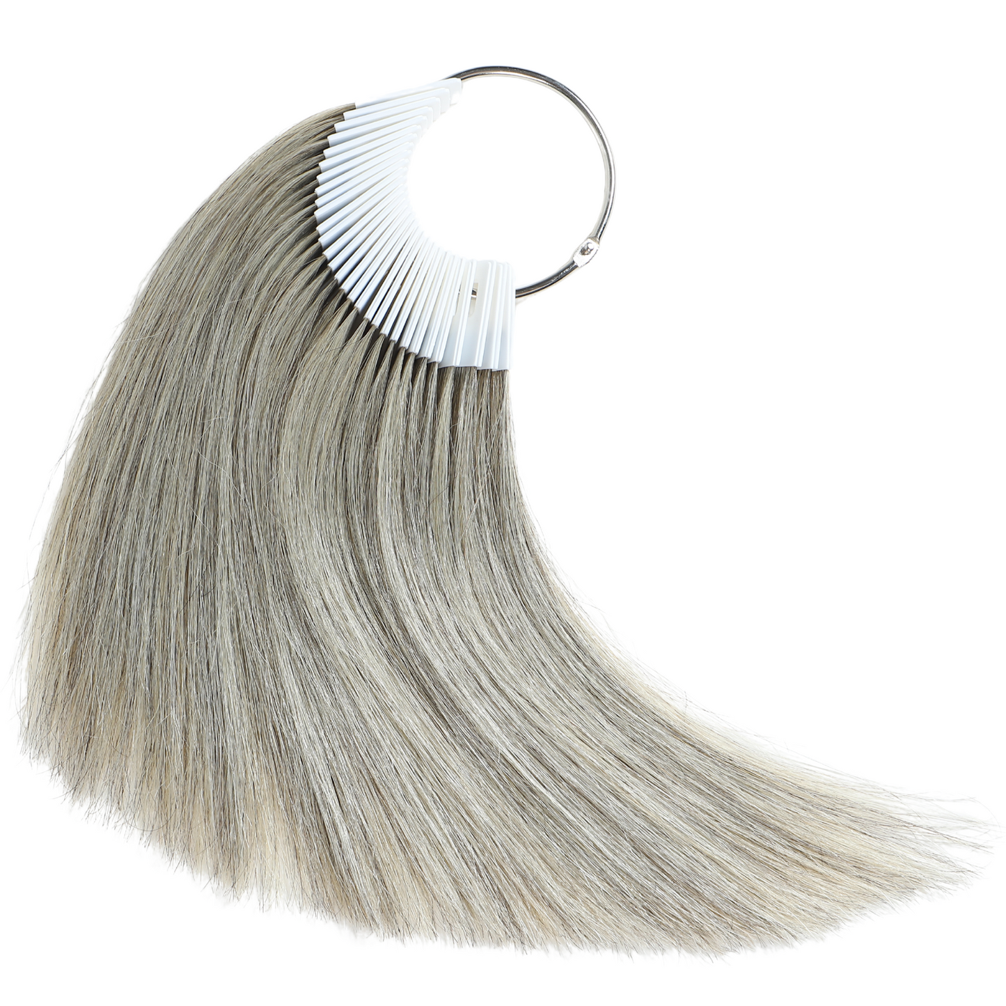 Natural human hair swatches for testing hair colour, 30 strands per pack, 8 Inch