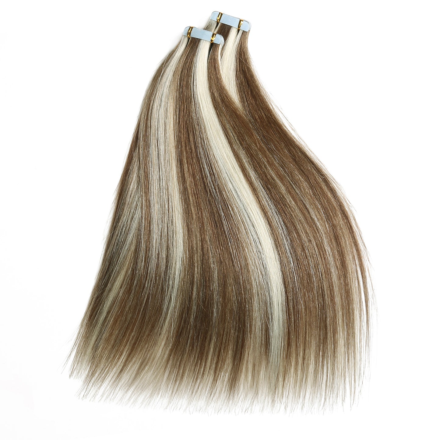 Highlighted Tape in Hair Extensions, Piano Color, P6/60, Remy Human Hair, 20 Pcs per Pack