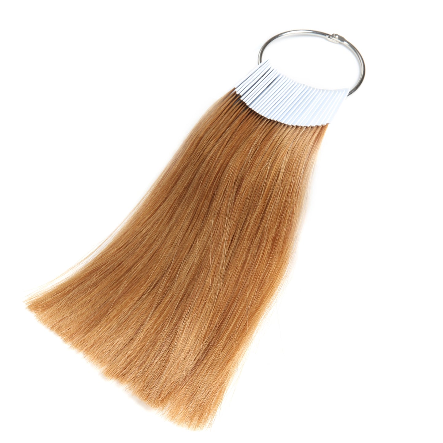 Natural human hair swatches for testing hair colour, 30 strands per pack, 8 Inch